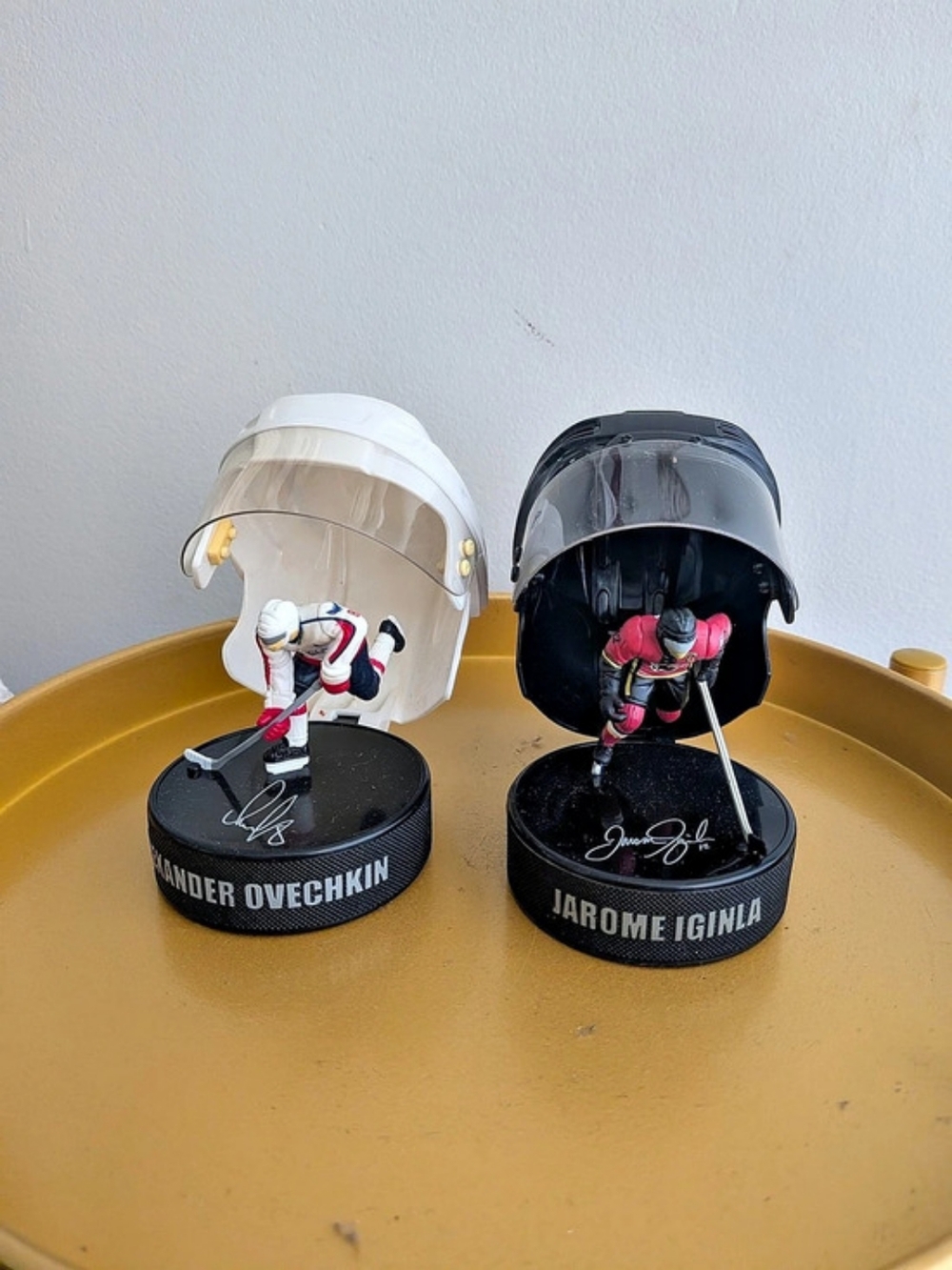 McDonald's 2008 NHL Mini Hockey Helmet Figurine Set Of 2